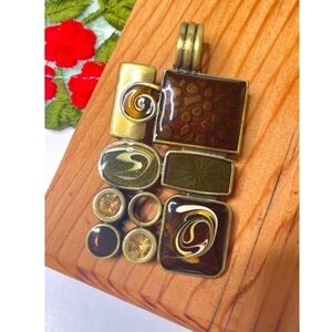 🍒VINTAGE 80s MAGNETIC BROOCH